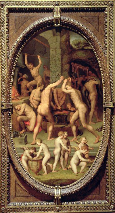 Die Schmiede des Vulkan, 1572 von Vittorio Casini